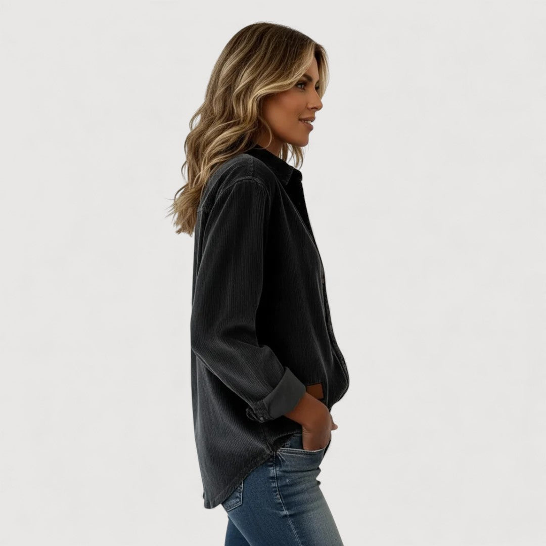 Jade | Corduroy Button Shirt