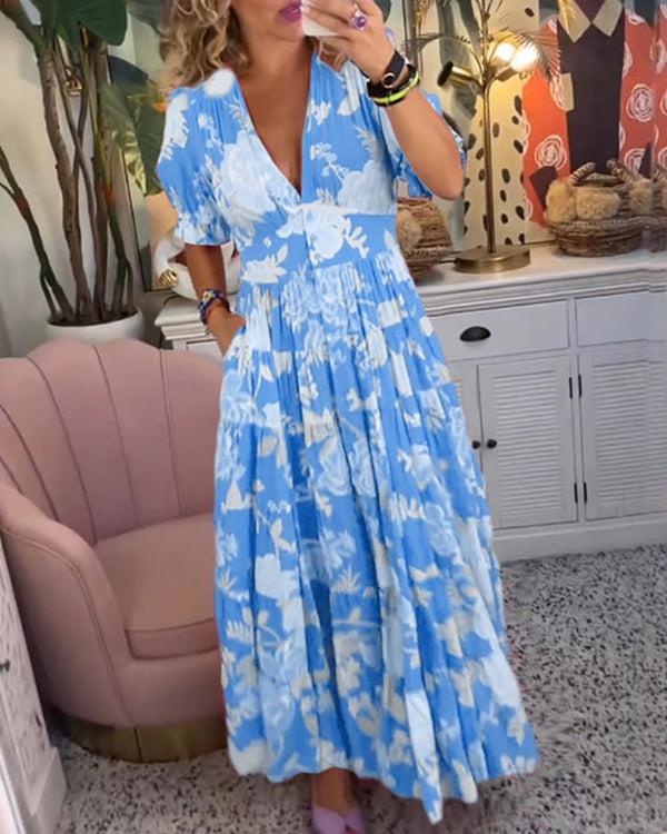 Anneliese | Vibrant Floral Maxi Dress
