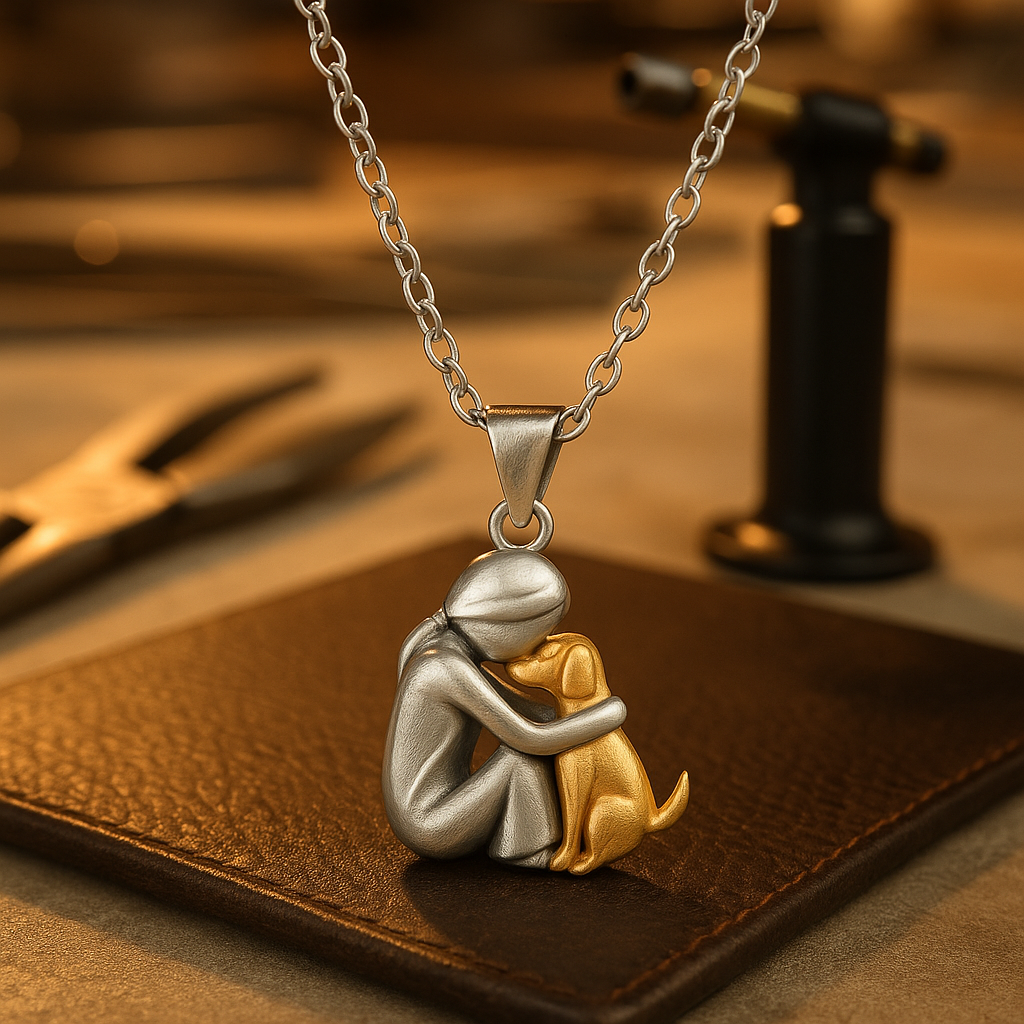 Poppy | Necklace with Dog Pendant