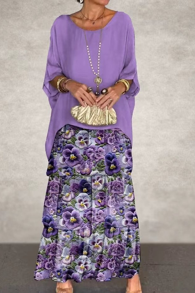 Purple Flower / 3XL