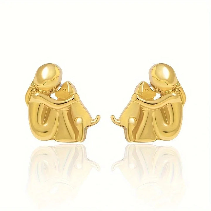 Poppy | Earrings with Dog Icon