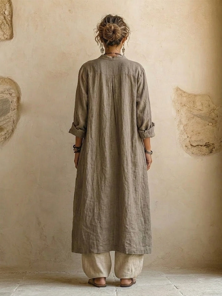 Louisa | Natural 3-Piece Set™ - Premium Cotton and Linen Blend