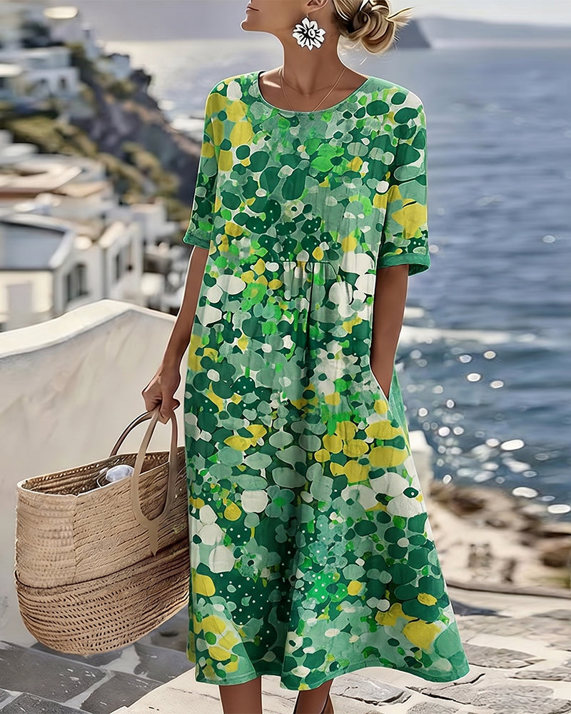 Chloe | Summer Loose Printed Dress