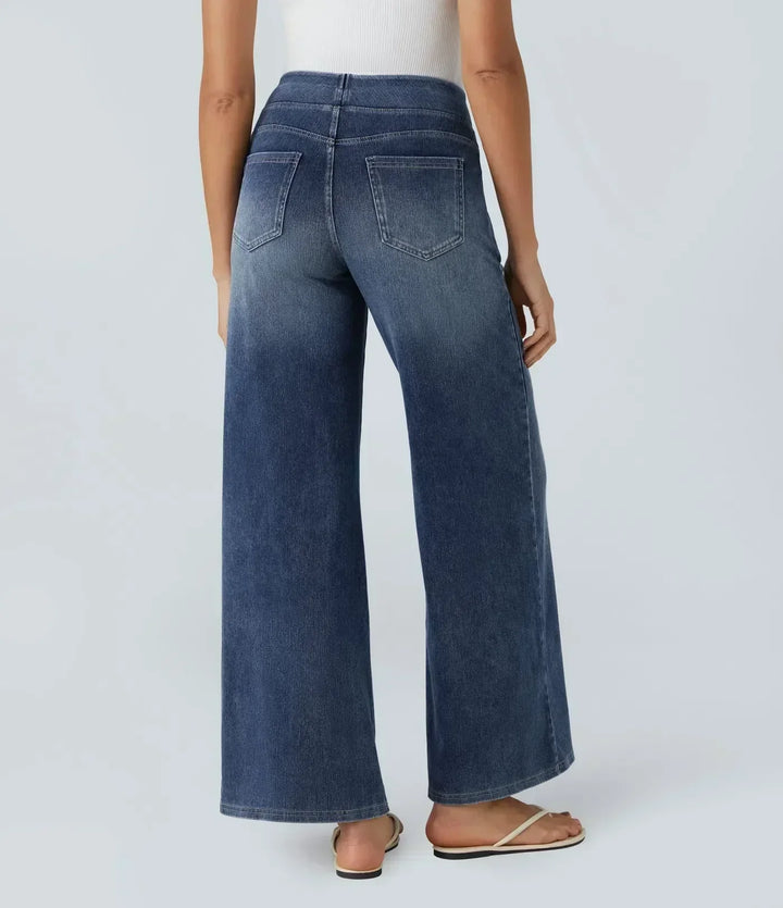 Eva | Comfortable & Stretch High-Waist Trousers