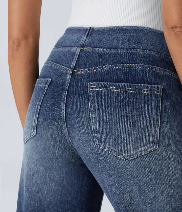 Eva | Comfortable & Stretch High-Waist Trousers