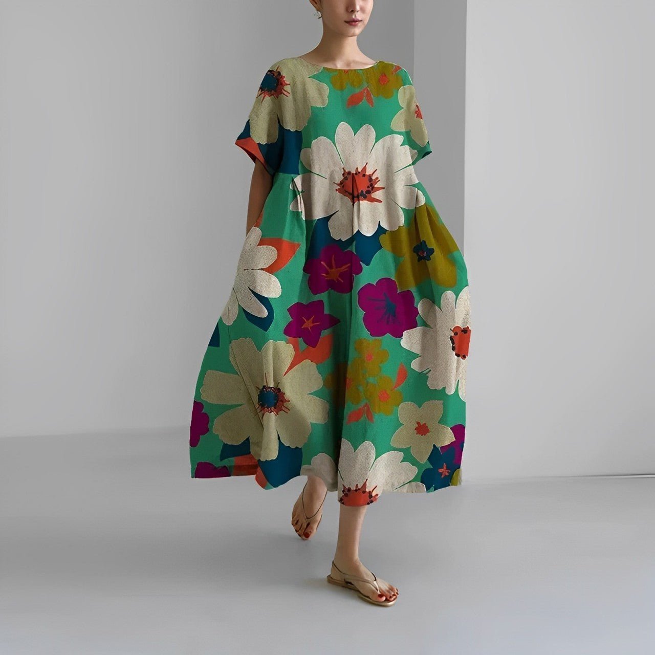 Green Flowers / 3XL