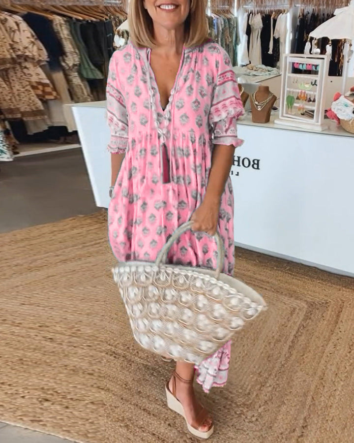 Vera | Bohemian Maxi Summer Dress