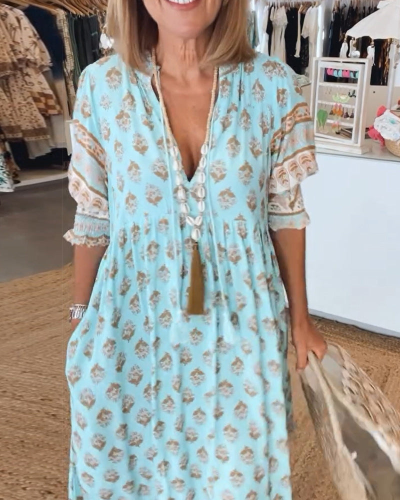 Vera | Bohemian Maxi Summer Dress